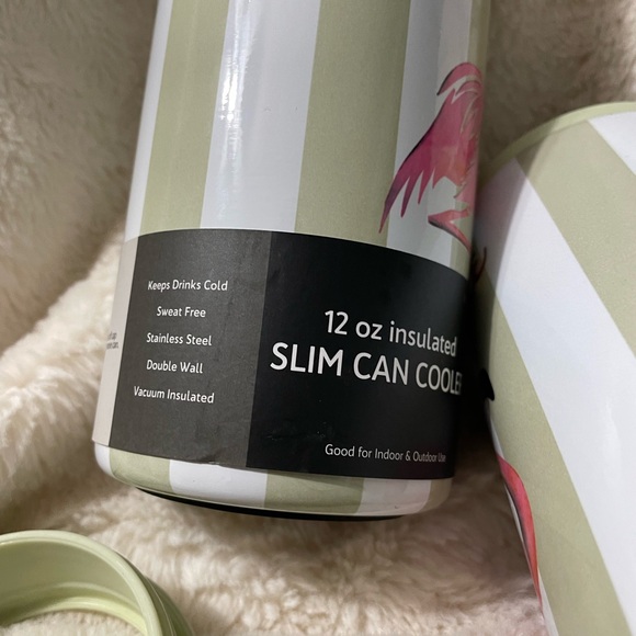 NWT Bundle flamingo slim can cooler - Picture 5 of 6